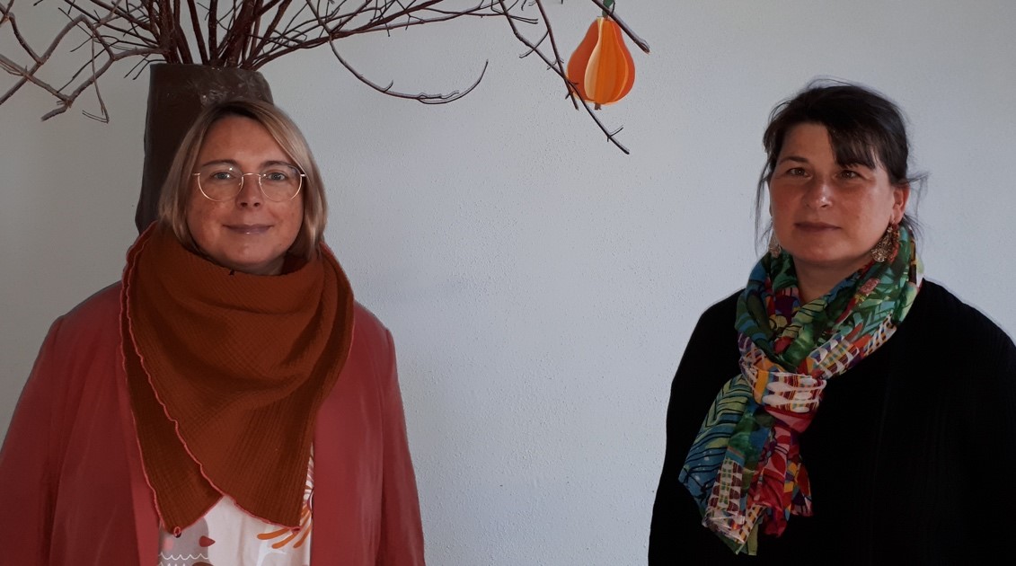 Foto: Elena Vogel und Frau Tanja Beattie